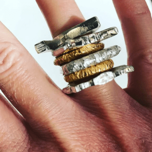Rings on finger